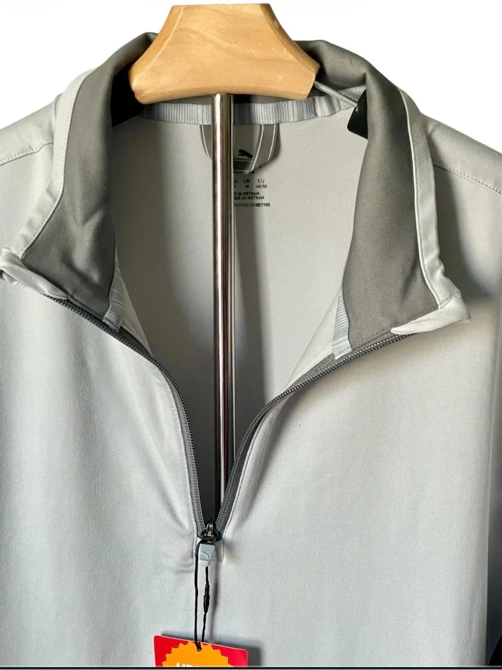 PUMA Golf Gamer 1/4 Zip Pullover Gray Men’s S NWT
